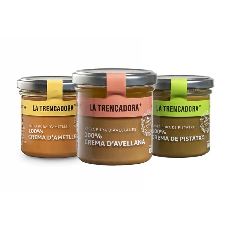 Grupo de cremas de frutos secos — La Trencadora